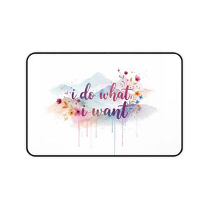 Floral Desk Mat – Neoprene Large Computer Pad - Dipaliz - Mouse Pads