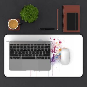 Floral Desk Mat – Neoprene Large Computer Pad - Dipaliz - Mouse Pads