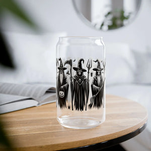 Enchanting Warlock Sipper Glass - Gasket-push Bamboo Lid - Dipaliz - Tumblers
