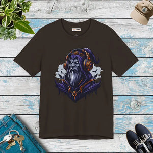 Warlock Jersey Short Sleeve Tee Retail Fit Magic Style - Dipaliz - Brown / s - T-shirts