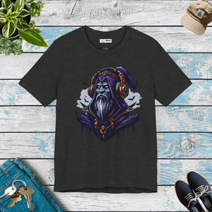 Warlock Jersey Short Sleeve Tee Retail Fit Magic Style - Dipaliz - Dark Grey Heather / s - T-shirts