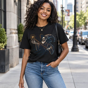 DipaliZ Warlock Witch Tee - Ring-spun Cotton Shirt