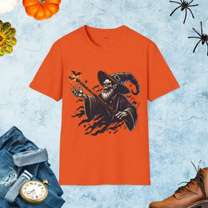 Warlock Witch Unisex Softstyle Tee Ring-spun Cotton - Dipaliz - Orange / s - T-shirts