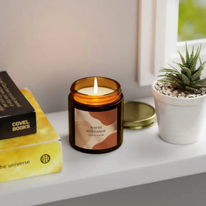 Coconut Apricot Wax Scented Candles Cozy Vibes Dipaliz