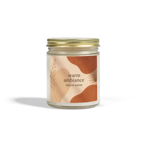 Coconut Apricot Wax Scented Candles Cozy Vibes Dipaliz - 9oz / Clear / Cinnamon Chai