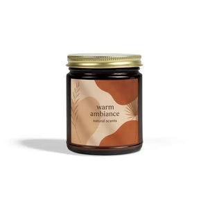 Coconut Apricot Wax Scented Candles Cozy Vibes Dipaliz - 9oz / Amber / Cinnamon Chai