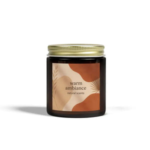 Coconut Apricot Wax Scented Candles Cozy Vibes Dipaliz - 4oz / Amber / Mango