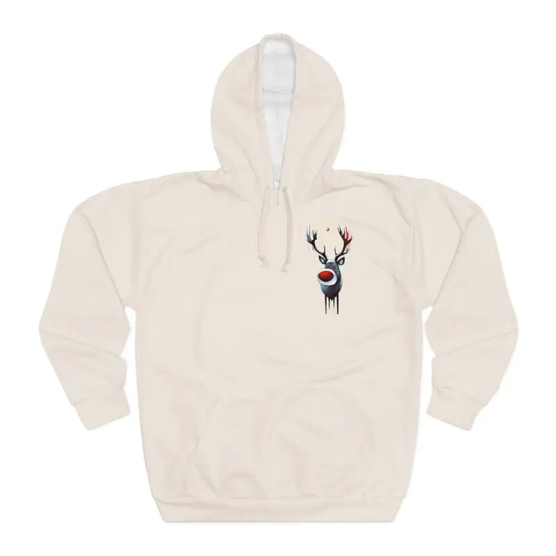 Cozy Reindeer Christmas Pullover Hoodie: Fashion Meets Warmth - s All Over Prints