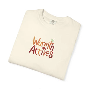 Relaxed Fit Cotton T-shirt - Warmth Arrives - Dipaliz - T-shirts