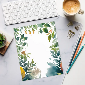 Vibrant Water Color Flowers Notepad - Artistic Expression - Dipaliz - Notepads