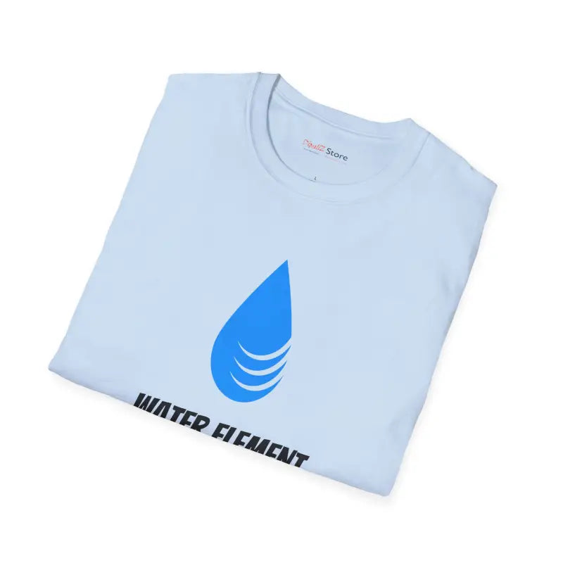 Dive Into Comfort: Unisex Cotton Water Element Tee - T-shirt