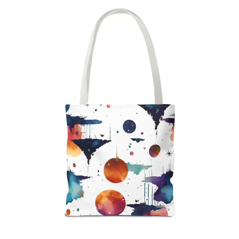 Watercolor Abstract Paint Pattern Aop Tote Bag - Bags