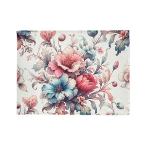 Watercolor Flowers Soft Polyester Blanket - Intricately Designed - Dipaliz - Blankets