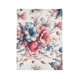 Watercolor Flowers Soft Polyester Blanket - Intricately Designed - Dipaliz - Blankets