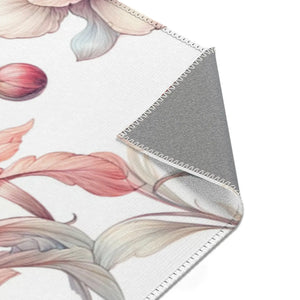 Watercolor Flowers Area Rugs – Chenille - Dipaliz