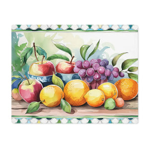 Watercolor Fruits Placemats – Colorful Dining - Dipaliz