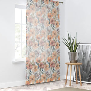 Watercolor Pastel Flowers Curtains – 50x84 - Dipaliz - Posters Prints & Visual Artwork