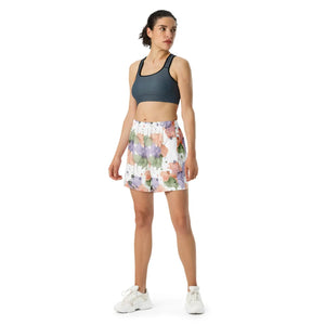 Watercolor Splash Unisex Athletic Shorts | Upf50+ Recycled Long - Xs