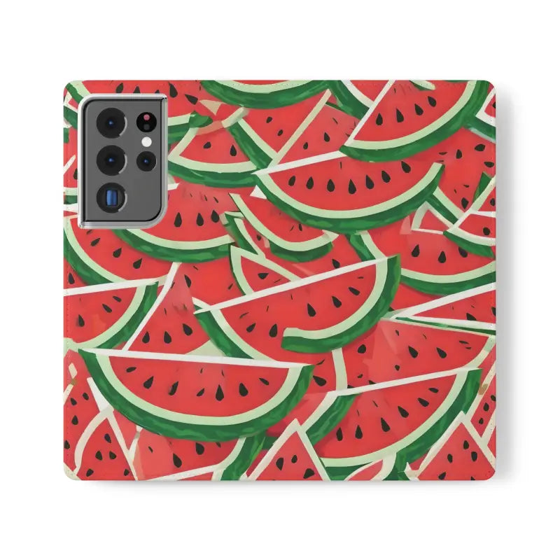 Juicy Watermelon Flip Case for your Samsung Galaxy - S21 Ultra Phone