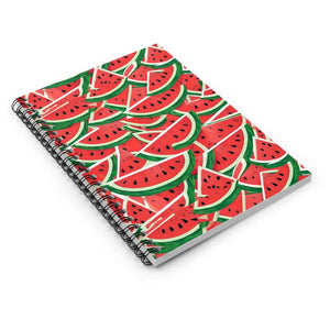 Vibrant Watermelon Spiral Notebook - Ruled Line - Dipaliz - Notebooks & Notepads