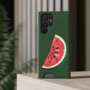 Watermelon Phone Case - Impact Resistant Card Holder - Dipaliz - Mobile Cases