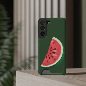 Watermelon Phone Case - Impact Resistant Card Holder - Dipaliz - Mobile Cases