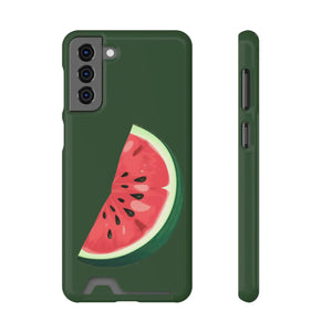 Watermelon Phone Case - Impact Resistant Card Holder - Dipaliz - Mobile Cases