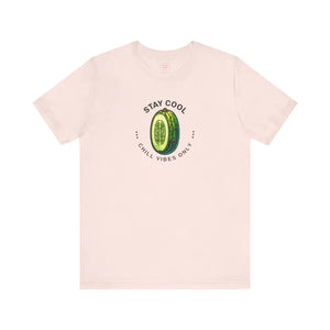 Soft Unisex Jersey Cool Cucumber Tee - Cotton - Dipaliz - T-shirts
