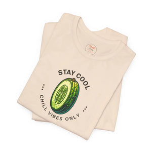 Soft Unisex Jersey Cool Cucumber Tee - Cotton - Dipaliz - T-shirts