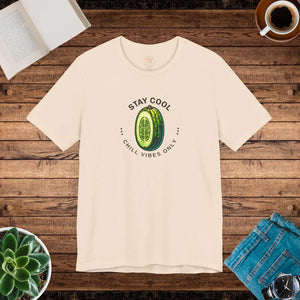 Soft Unisex Jersey Cool Cucumber Tee - Cotton - Dipaliz - T-shirts