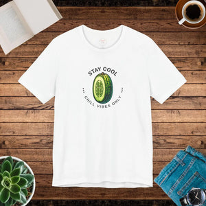Soft Unisex Jersey Cool Cucumber Tee - Cotton - Dipaliz - T-shirts