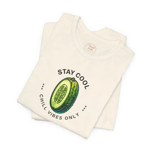 Soft Unisex Jersey Cool Cucumber Tee - Cotton - Dipaliz - T-shirts