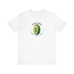 Soft Unisex Jersey Cool Cucumber Tee - Cotton - Dipaliz - T-shirts