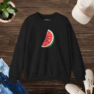 Sweatshirt - Watermelon Crewneck Summer Vibes Cozy - Dipaliz s / Black