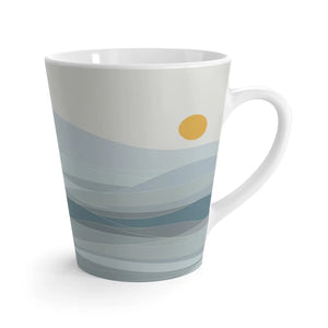 Ocean Waves Ceramic Latte Mug High-quality Printing - Dipaliz - Mugs