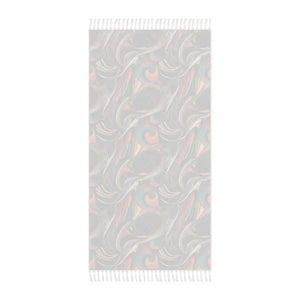 Wavy Abstract Pattern Beach Towel Cloth Boho Style - Dipaliz - 38’’ × 81’’ / Polyester - Towels