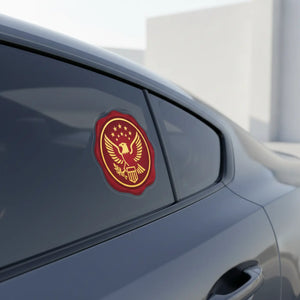 Wax Seal Eagle Kiss-cut Sticker - Vintage Patriotic Emblem Laptop Decal - Decorative Stickers