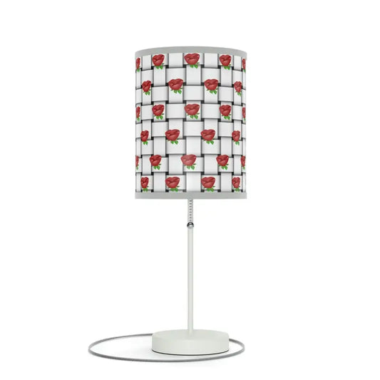 Weaved Rose Lamp - Stylish Home Essential In Us & Ca - Light Grey / White / One Size