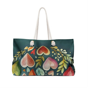 Colorful Hearts Weekender Bag - Polyester - Dipaliz - Luggage & Bags