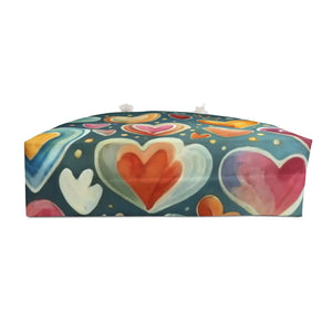 Colorful Hearts Weekender Bag - Polyester - Dipaliz - Luggage & Bags