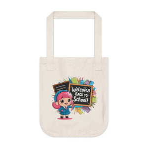 Abstract Eco Canvas Tote - Organic Cotton School Bag - Dipaliz - Bags