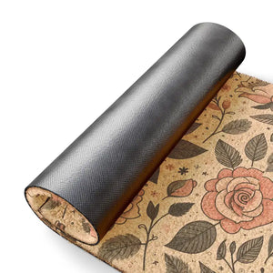 Charming Pastel Rose Doormat - Tufted Coir Coconut - Dipaliz - 24’’ x 16’’ - Door Mats