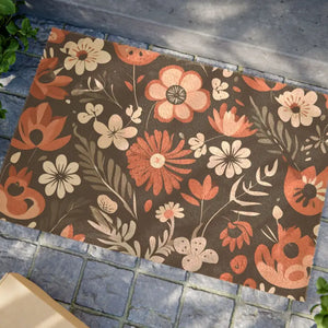 Tufted Coir Coconut Fiber Doormat with Black Vinyl Backing - Dipaliz - 24’’ x 16’’ - Door Mats