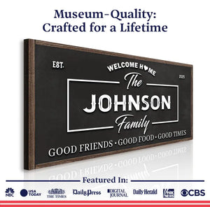 Custom Canvas Sign - Eco-friendly Gifts for Her - Dipaliz