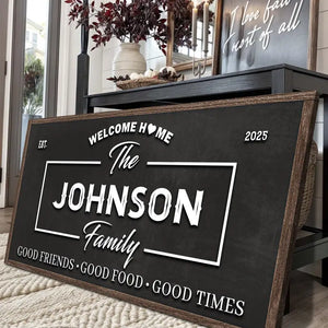 Custom Canvas Sign - Eco-friendly Gifts for Her - Dipaliz