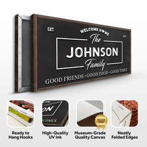 Custom Canvas Sign - Eco-friendly Gifts for Her - Dipaliz