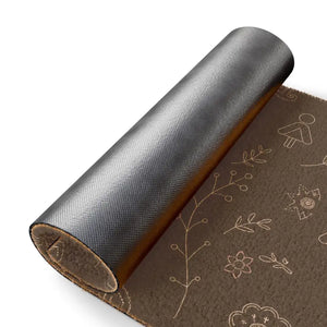 Fun Tufted Coir Coconut Doormat with Flowers Animals - Dipaliz - 24’’ x 16’’ - Door Mats