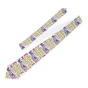 Vibrant Silky Ties - Neck Game Strong Keeper Loops - Dipaliz - Neckties