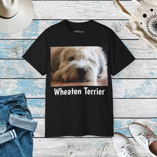 Wheaten Terrier Unisex Ultra Cotton Tee - Comfort Meets Style - Black / s T-shirt