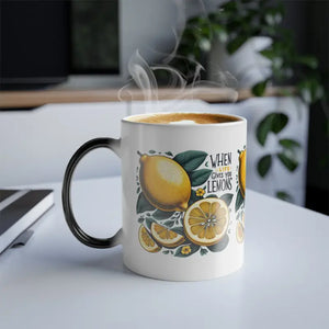 Magical Color Changing Lemon Mug - Morning Wonder - Dipaliz - 11oz - Mugs